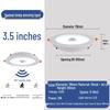 Ultra-Thin Anti-Glare Sensor Downlight for Hotel & Corridor Ceilings