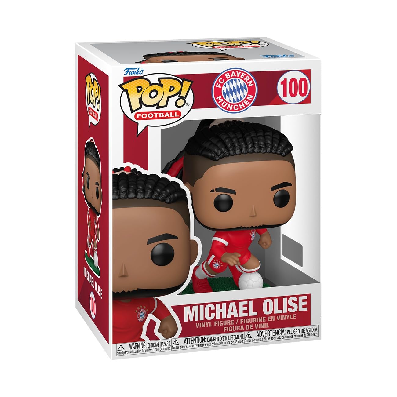 Funko Pop! Football: Bayern Munich - Michael Olise - Bayern FC - Collectible Vinyl Figure - Gift Idea - Official Merchandise - Kids & Adult Toys - Spo