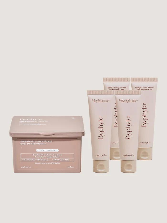 [Byphyto] Byphyto Perfect Planning 5-piece Set (4 Ampoule Creams + 1 Pull-out Mask Pack)