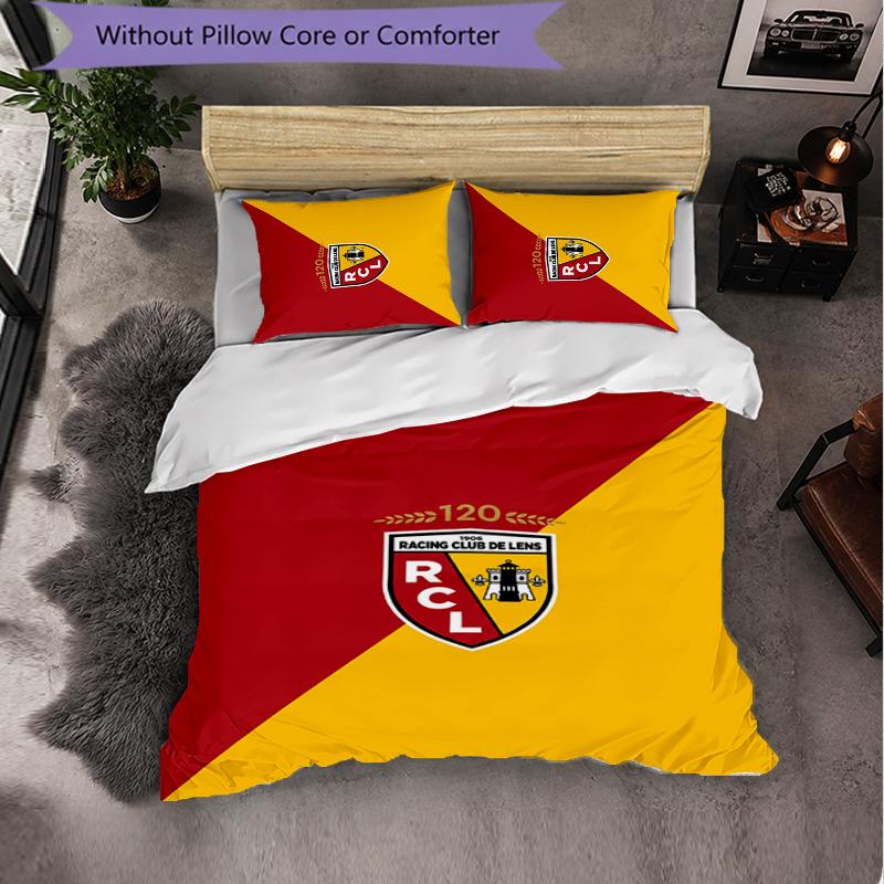 Lens FC Themed Bedding 3Pcs Duvet Cover Set Decorative Bed Linen For Teen Room Home Decoration