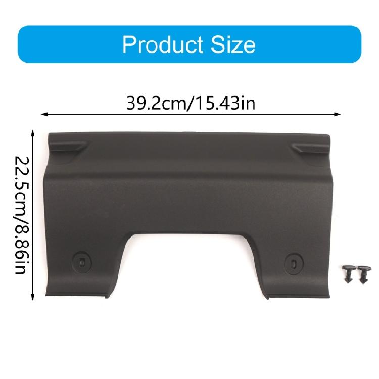 Weatherproof Tailgate Protector High Strength Plastic Tow Hook Cover Snap On Designs Hook Covers for DQU000011PCL