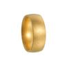 1PC Luxurious Gold Color Thin Titanium Steel Ring - and Durable  for Daily Wear- Very Suitable As a New Year's Gift