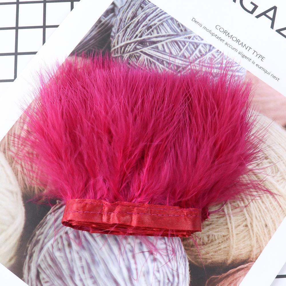 10 Meter Flauschig Weiche Truthahnfedern Besatz Fransen Gefärbtes Buntes Band Kleid Kleidung Nähzubehör Dekoration Feder Handwerk