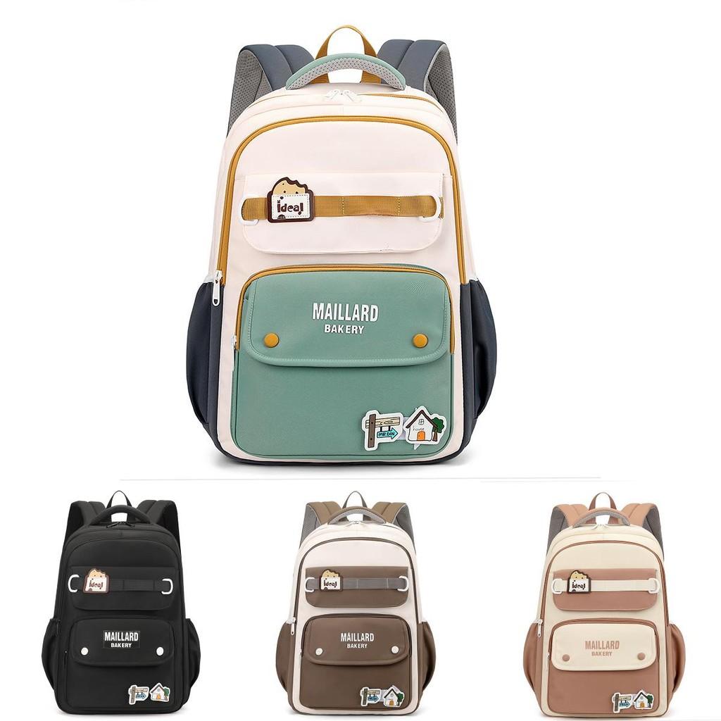 Nylon Multicolor Modern Backpack With Large Capacity Ideal For Everyday Use School And