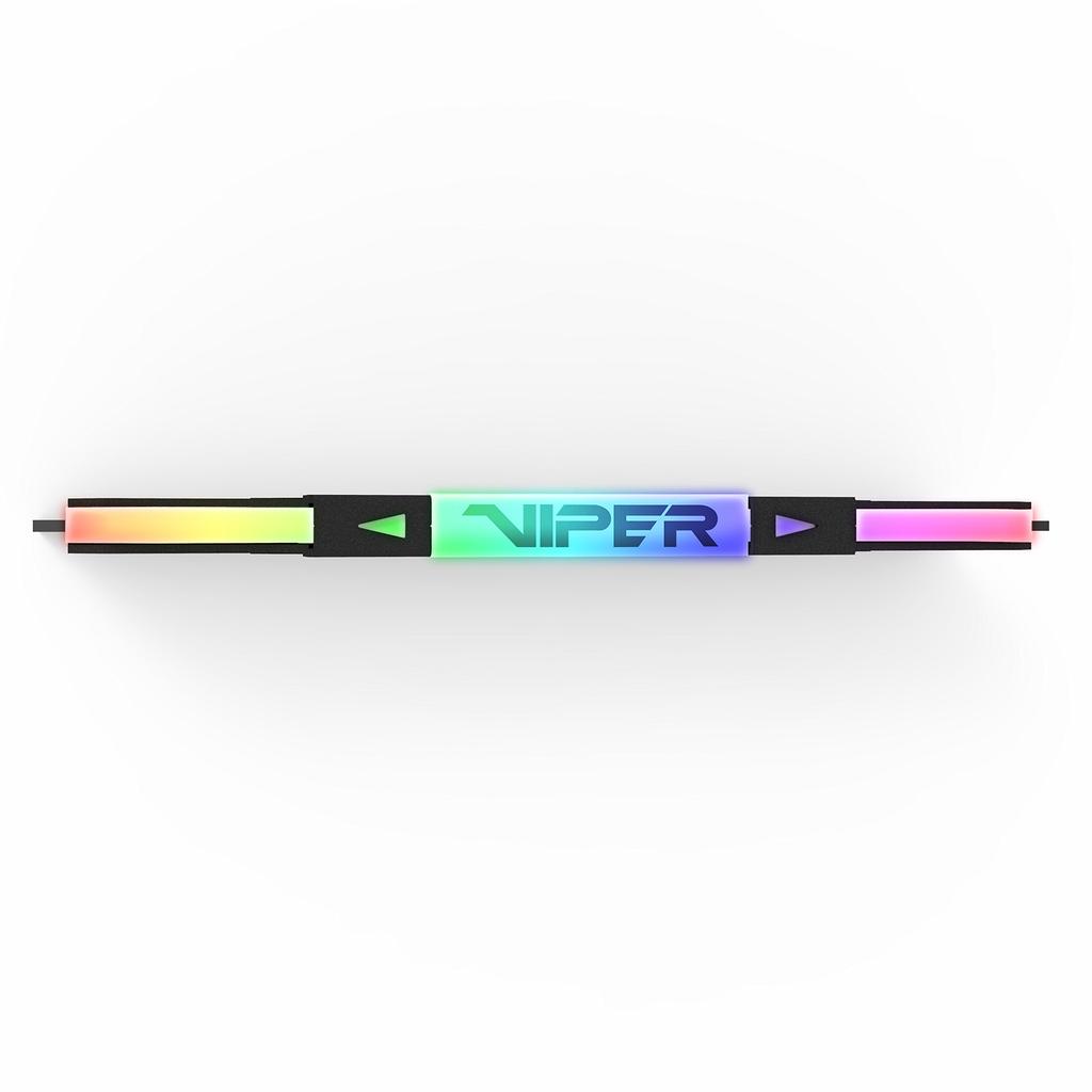 Patriot Memory Viper RGB Series DDR4 3000MHz 16GB Kit x Desktop Memory with Black PVR416G300C5K PC4-24000 (2 8GB) Heatsink,