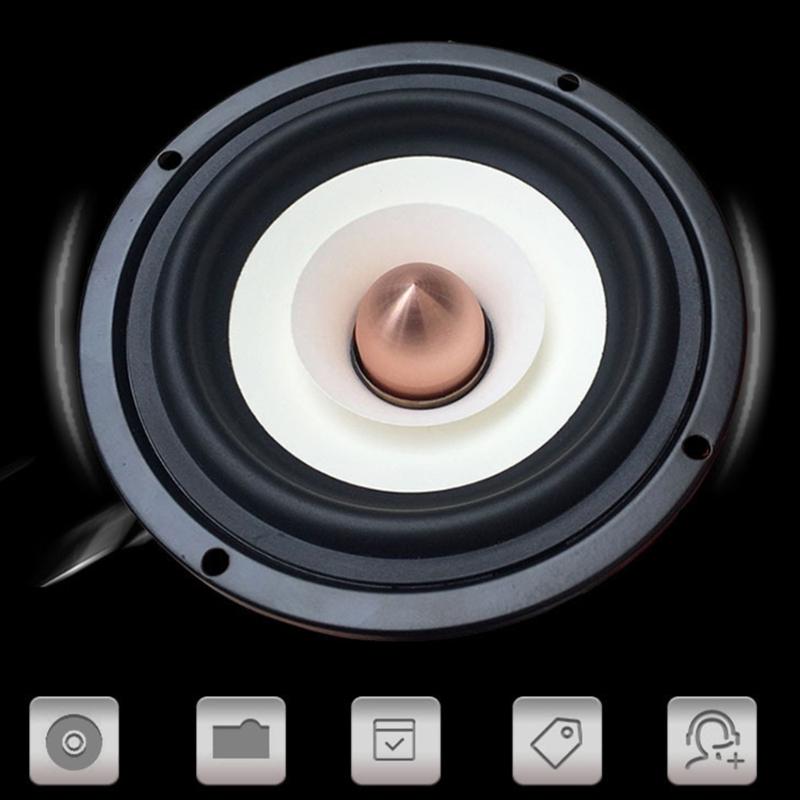 4-Zoll Full-Range-Konus-Woofer Lautsprecherkomponente mit tiefem Bass und geringen Verzerrungen für Audiophile Heim-Musik-Upgrades