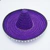 Wide Brim Mexican Party Hat Natural Straw Carnival Sombrero Outdoor Mexican Straw Hats  Halloween