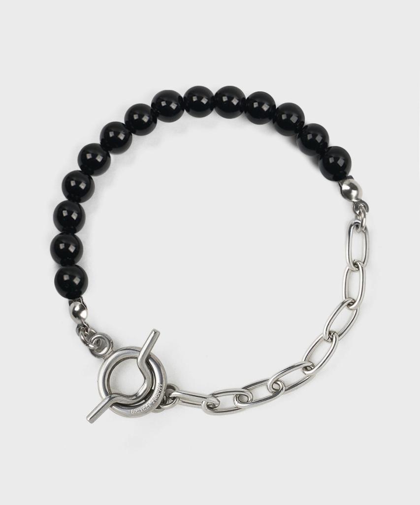 Bicycletrophy Bt Gemstone Bracelet 06 (2 Types / 6Mm Polished Onyx)
