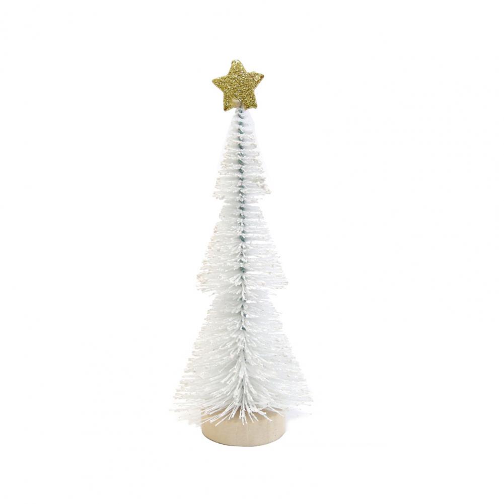 Holiday Ornament Sturdy Christmas Decoration Festive Mini Christmas Tree Decoration for Desktop Tabletop