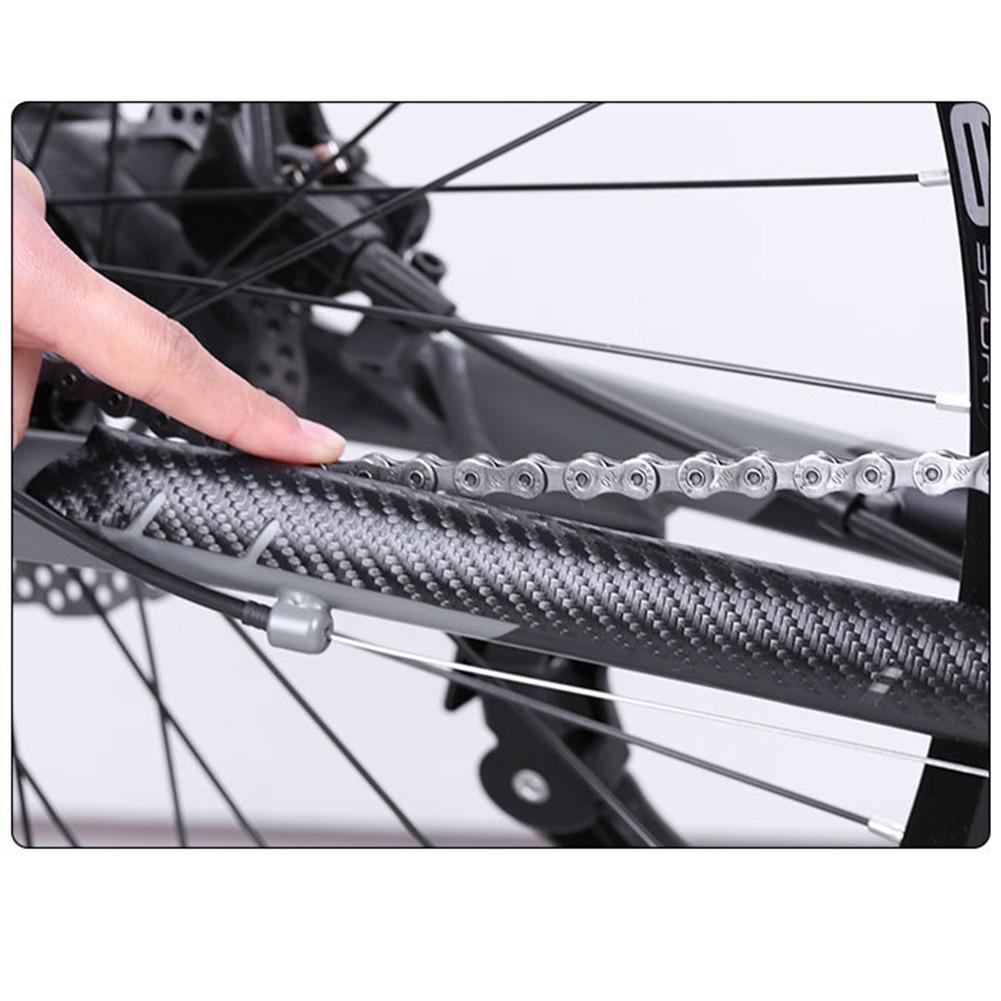 thumbnail image 2 of Chain Guard Silicone Chainstay Protector - MTB/Road Bike Frame Guard (234x50mm) Motorcycle Chainstay Protection Kit 2 of 14