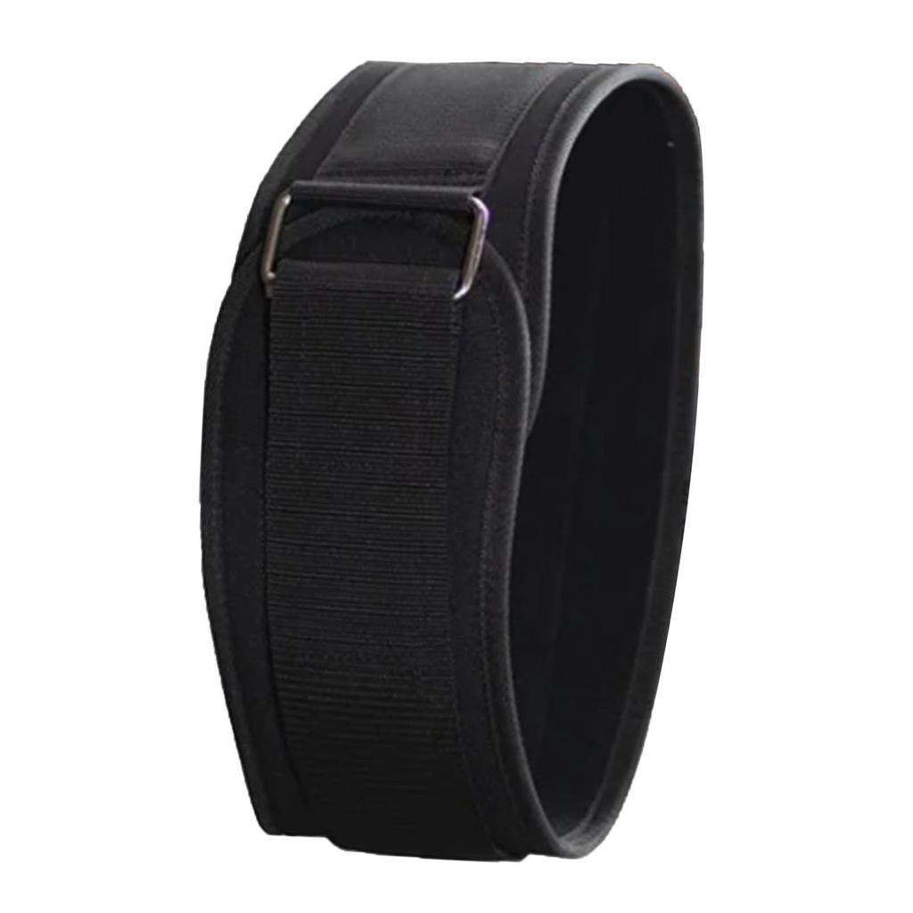 Weight Lifting Belt Breathable Comfortable Regulable Design EVA Nylon Fitness Weight Lifting Support Belt for Men Women Black L