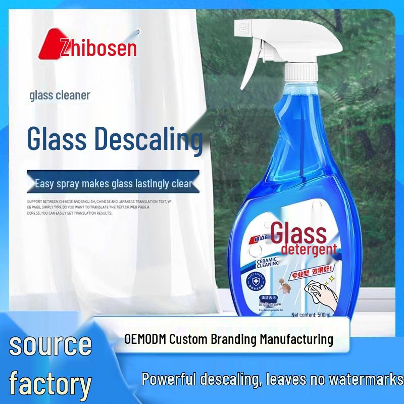 Strong Stain Remover Glass Cleaner for Windows, Mirrors, Limescale, and Bathroom Water Stains - 37R