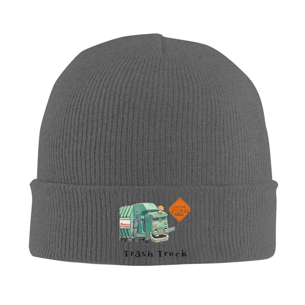 Trash Truck cartoon Netflix Winter Skullies Beanies Hat Warm Autumn Knitted Hats Bonnet Caps for Women Men