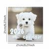 2026 Edition Hunde Kalender Lustiger Schreibtischkalender Neuer Wandkalender Neujahrsgeschenke