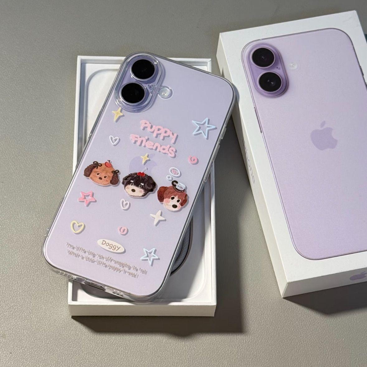 

Прозрачный милый чехол для телефона с котенком для Apple 17 Pro Max/16, 15, 14, 13, 12, 11 с точными вырезами Apple 12 Pro