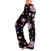 Womens Pajama Pants Sleepwear Casual Drawstring Elastic Waist Pants Comfy Straight Yoga Loose Trousers