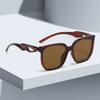 Sunglasses for Women Lightweight Design Trendy Styley Square Shape Sunglasses Unique Wavy Leg Design Gradient Frame Versatile Women Eyeglasses