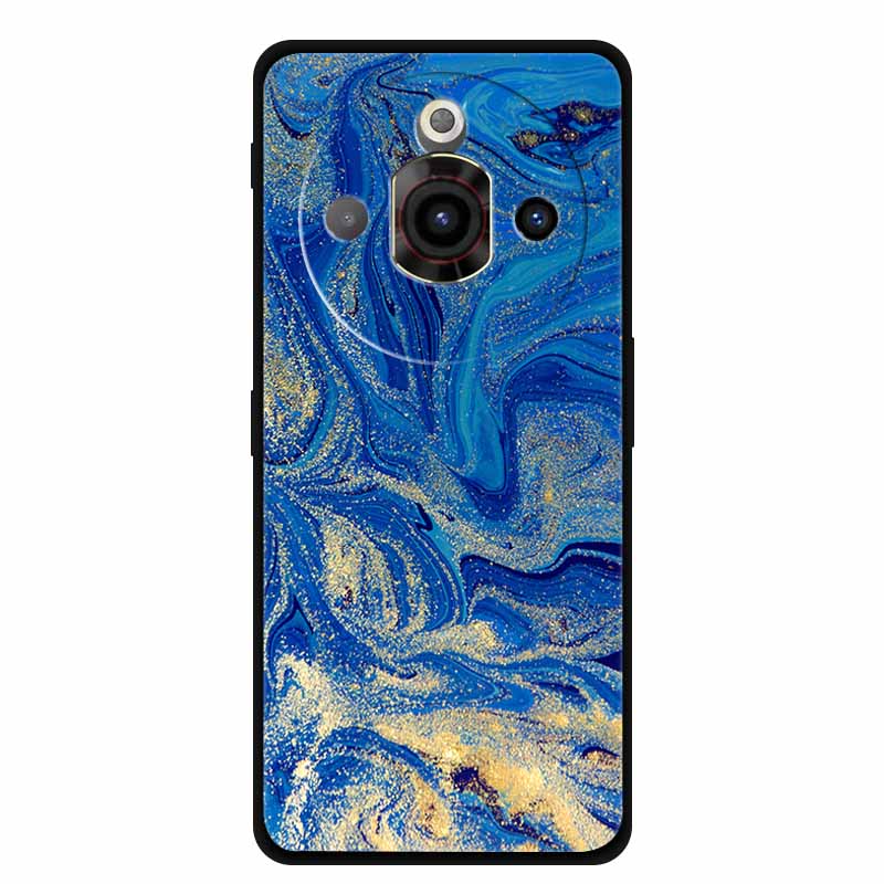 For NUBIA Focus Pro 5G Case Original Soft Silicone TPU Phone Cases Back Cover For NUBIAFocus Pro Fashion Planet Protective Coque