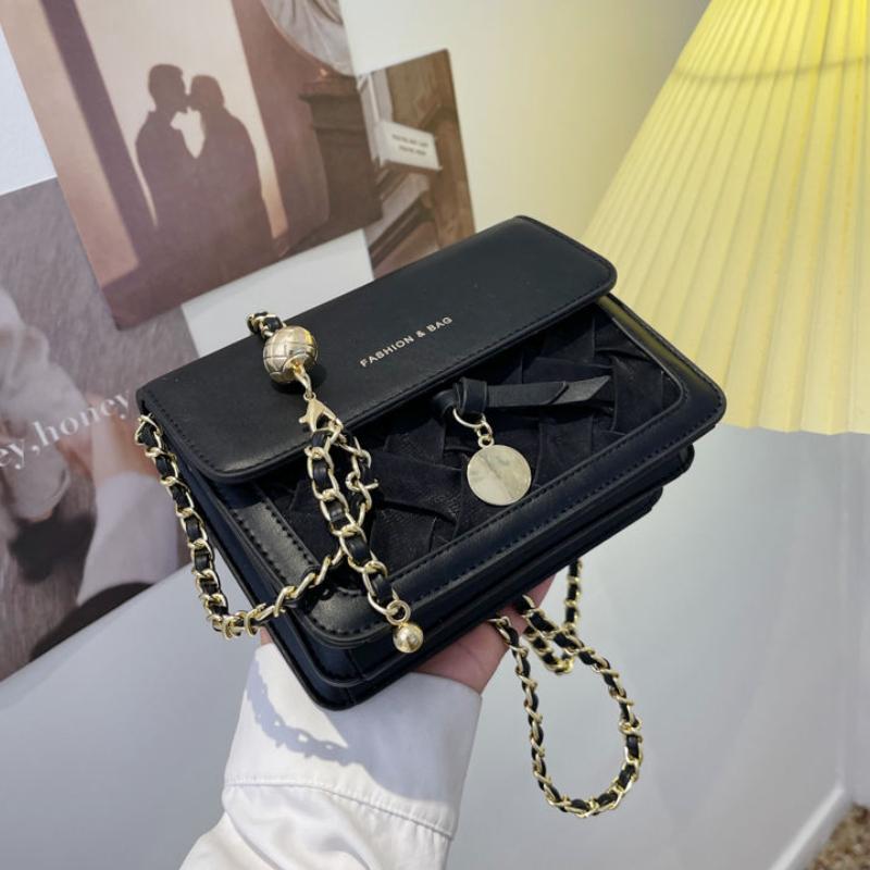 Advanced Sense Women's Backpack Small Design Sense Chain Messenger Bag Casual Retro Shoulder Bag Simple and Versatile Square Bags