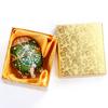 Enamel Metal Diamond-Inlaid Egg Jewelry Box, Easter Egg Trinket Box