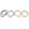 20pcs Stainless Steel Black Gold Color Hoop Earrings Findings Big Circle Ear Wire Earrings Clasp For DIY Jewelry Making Supplies