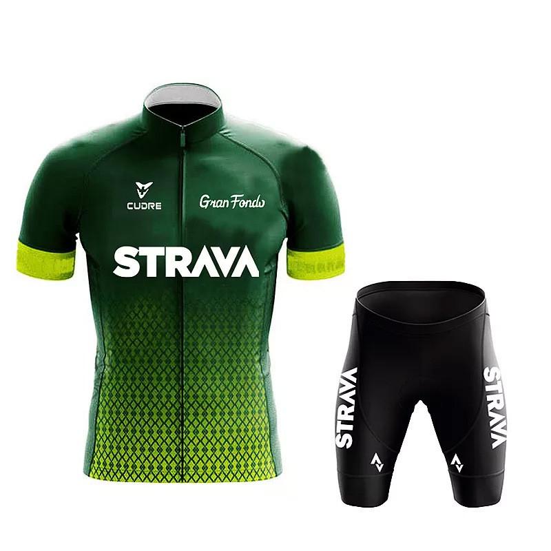 Mens Cycling Jersey Set Short Sleeve Quick Dry Performance Bike Riding Kit Team Edition