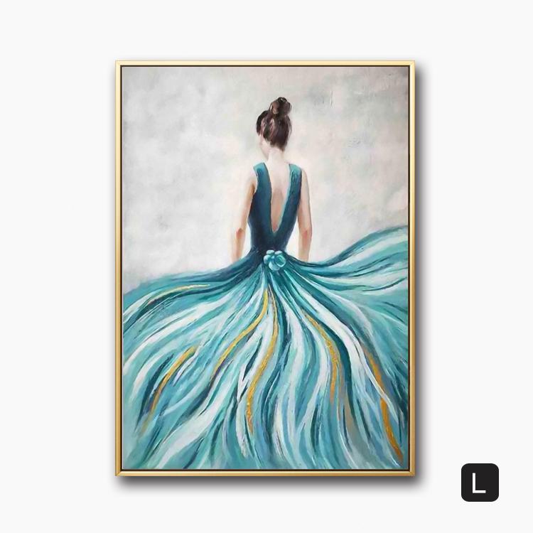 Modern Canvas Painting Ballet Girl Poster Dancing Girl Posters and Prints for Living Room Bedroom Home Decor Wall Art Cuadros
