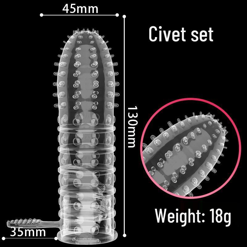 Men's Intimate Wearable Wolf Tooth Cover for Couples