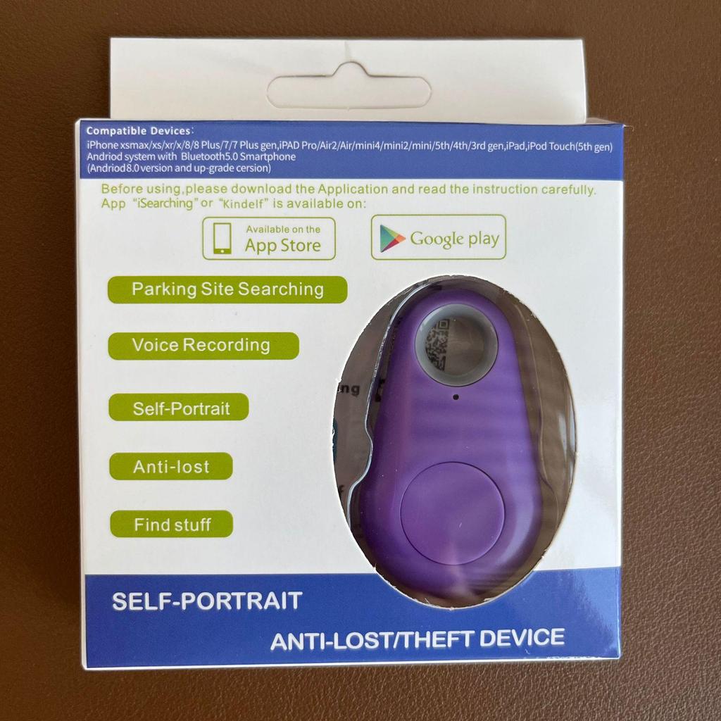 Smart Bluetooth Anti-lost Tracker & Two-way Alarm Key Chain