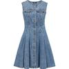 ONLY Women's Lycra Denim Mini Dress