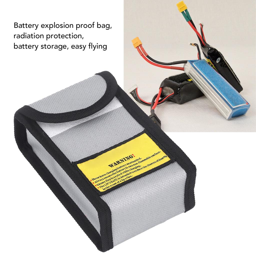 Lithium Battery Explosion Proof Bag High Temperature Resistant Eco Friendly Battery Storage Bag