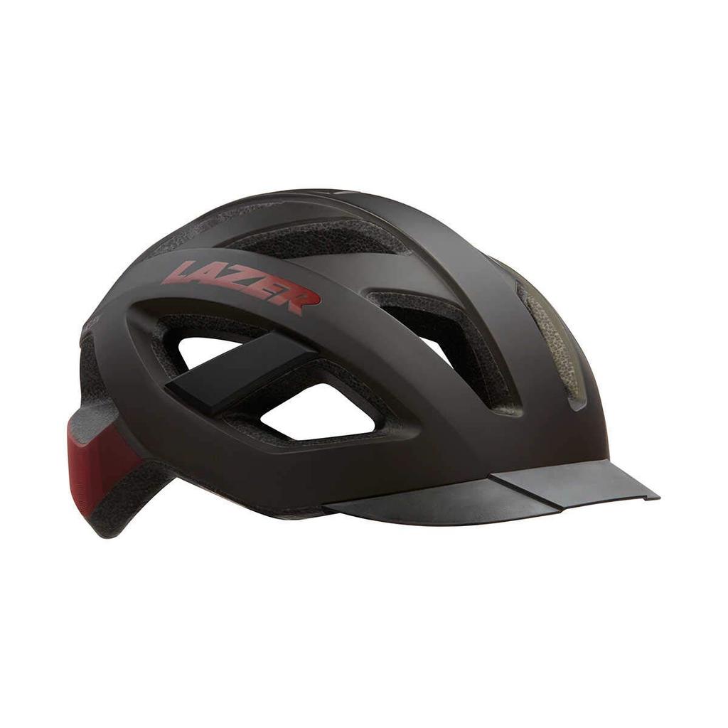 LAZER Chameleon Matte Black Red L (58-61cm)