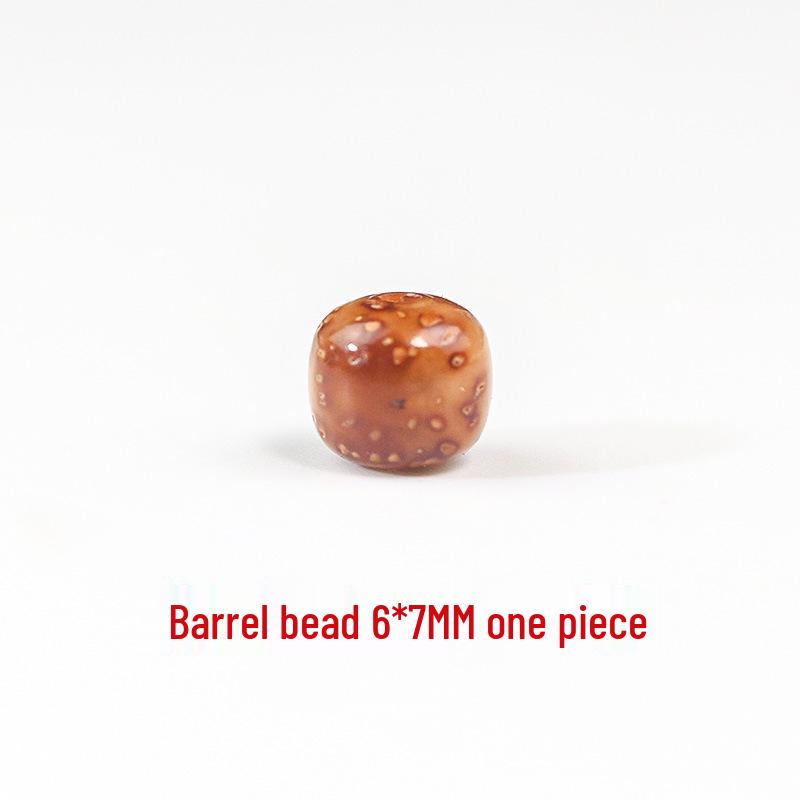 Star and Moon Bodhi Beads: Pure White High-Density 108 Bead Bracelet for DIY Prayer Accessories
