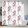 Shower Curtain Set Waterproof Vintage Kite Pattern Fabric Bathroom Decor Backdrop Artistic Nature Theme Home Textile