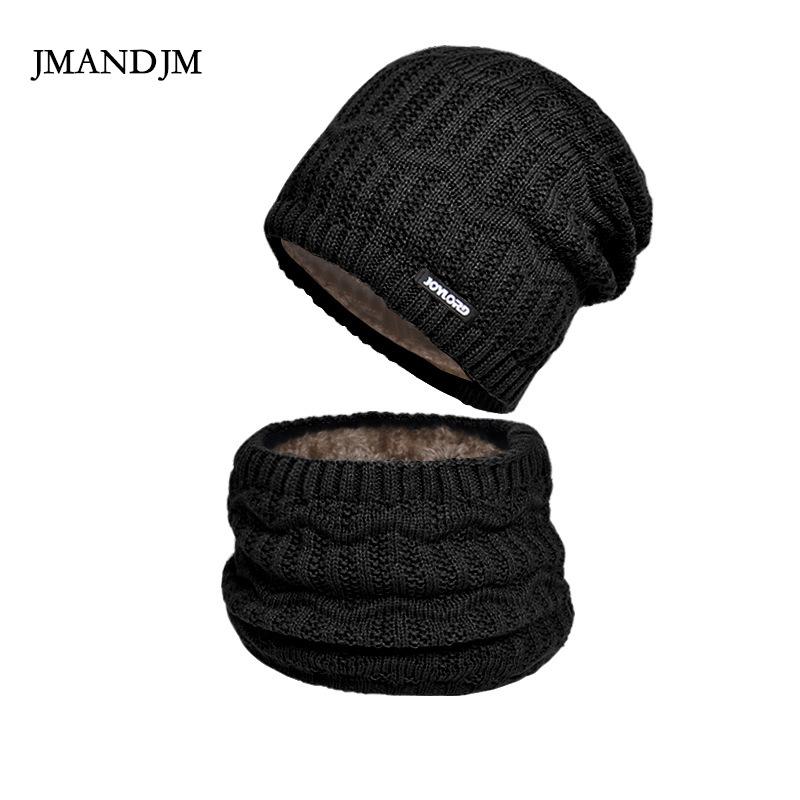 Осенне-зимняя теплая вязаная шерстяная шапка для мужчин и женщин в нейтральном — фото 9