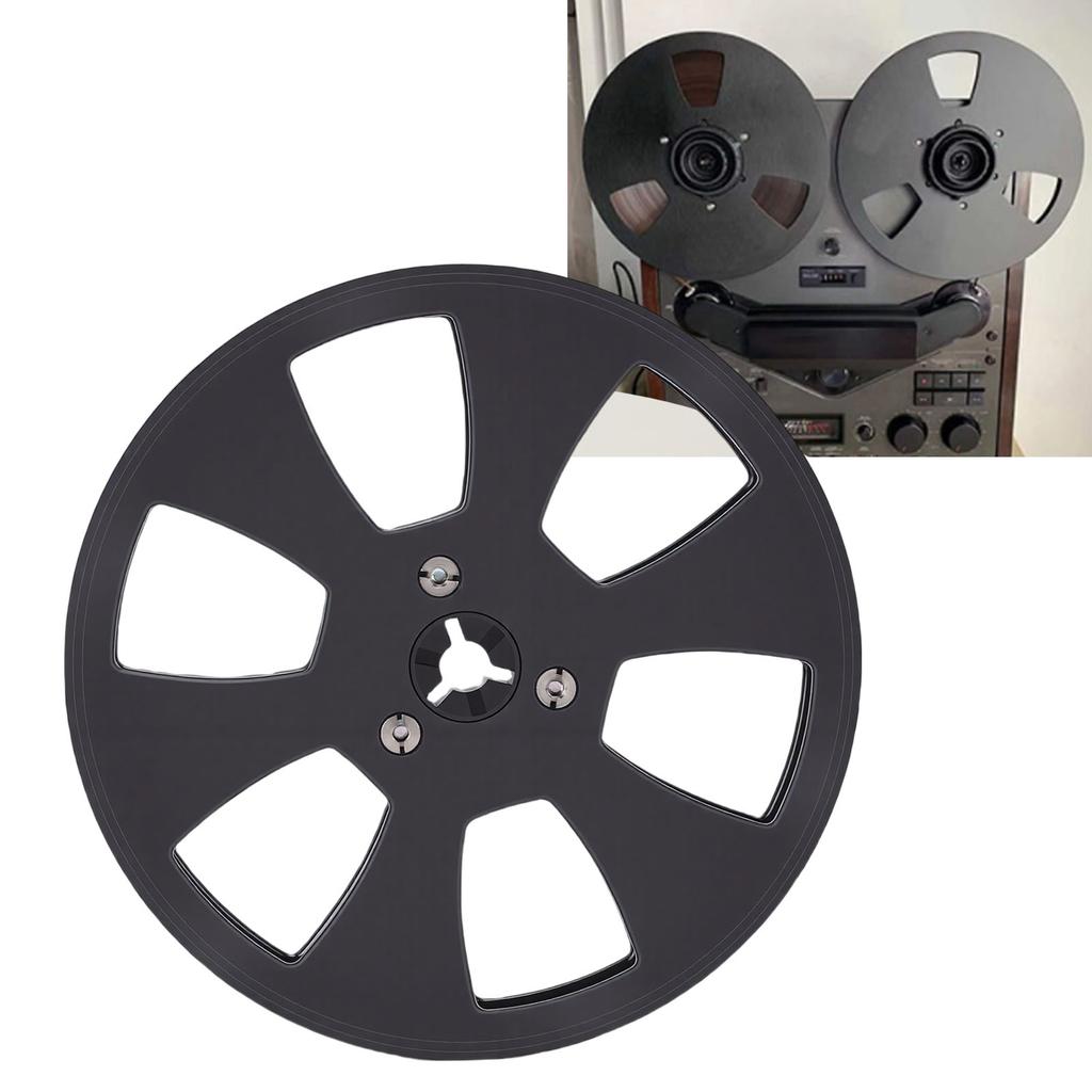 1Celsius4 Inch 5 Inch Tape Reel Fit for   Reel to Reel Tape Recorder 6 Hole NAB Flange Wind Opening Empty Tape Reel