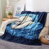 Polar Bear Print Flanellen Deken, Hoge Kwaliteit Comfortabel voor Alle Seizoenen, Woondecoratie, Warmte en Comfort, Perfect voor Kerstcadeaus