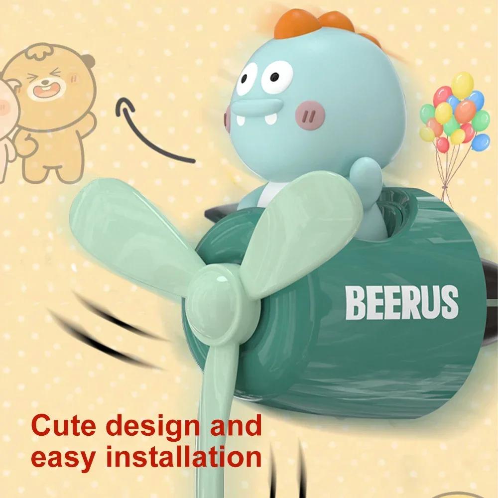 New Car Air Freshener Cat Dog Pilot Rotating Propeller Outlet Fragrance Interior Perfume Diffuse Auto Accessories Air Fresheners