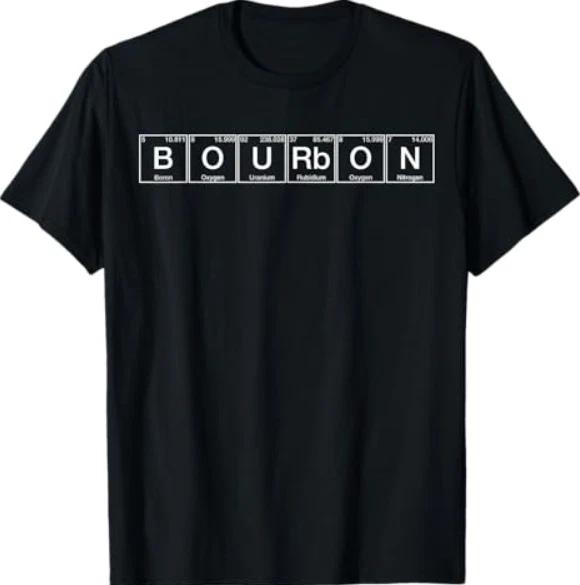 Bourbon Periodic Table of Elements T-Shirt T-Shirt S