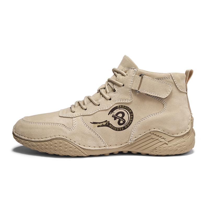 Pig Leather Boots Men Shoes Comfortable Ankle Boots for Men Casual Shoes Moccasins Men Winter Boots