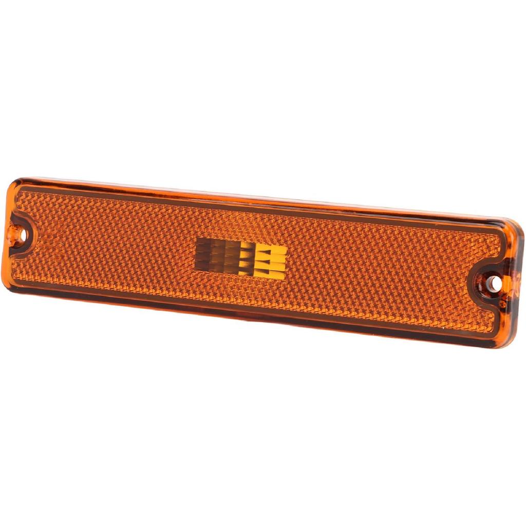 4PC Side Marker Light and Turn Light Housings 56001378 Turn Sidemarker Lamps Replacement for YJ (Yellow)