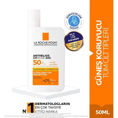 La Roche-Posay Anthelios Uvmune 400 SPF 50+ Invisible Fluid 50 Ml