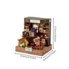 Miniature Room Display with Base Detailed DIY House Kit Decorative Handcrafted