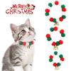 Pet Dog Bow Tie Rainbow Flower Hair Ball Necklace Cat Collar Pet Dogs Cat Bowties Neckties Dog Christmas Grooming Accessories