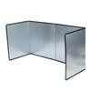 Splatter Guard Heat Insulation Board Silver Zinc Plated Iron Oil Splash Insulation Board for Kitchen Cooking