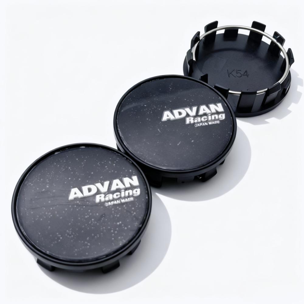 4pcs ADVAN Logo Emblem Car Wheel Center Caps 54MM 50MM Wheels Hub Cap Advan Racing Badge Rim Hubcaps Dust Cover Car Accessories