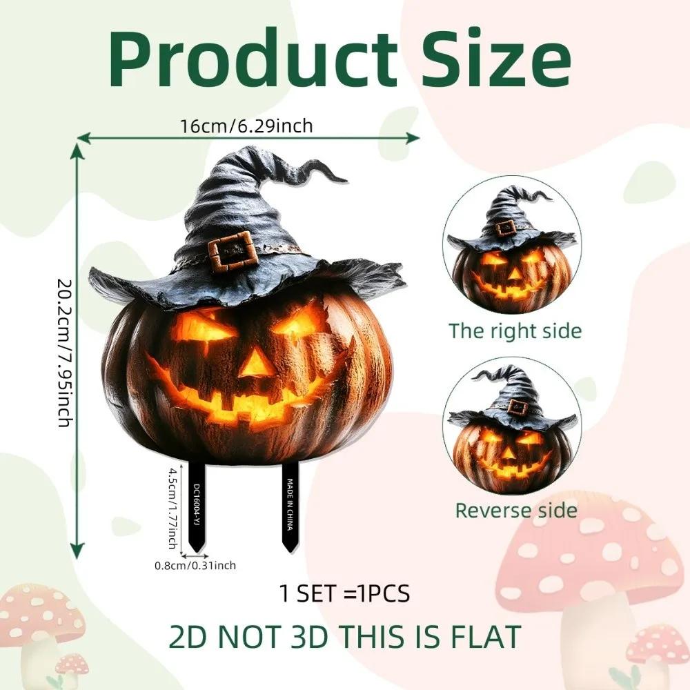 Scary Halloween Garden Arragement Pumpkin Spider Halloween Inserts Skull Tomb Horror Zombie Hands Halloween Cosplay Props