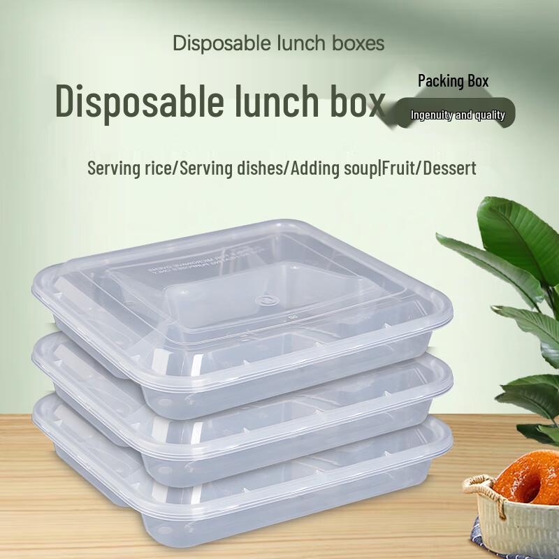 Ronghe Disposable 4-Compartment Food Container