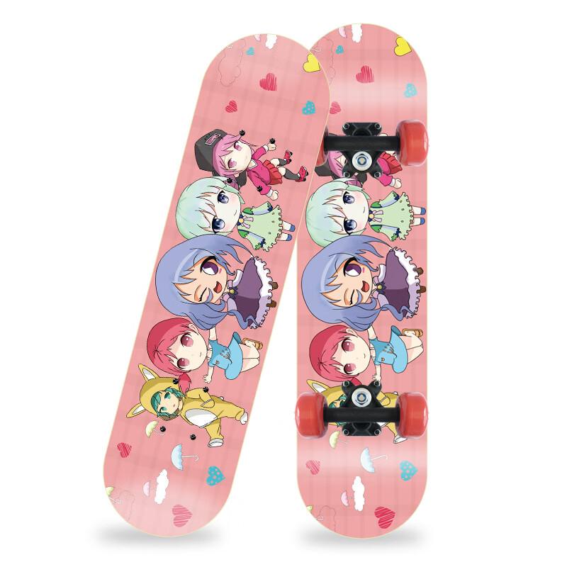 MDUG Kids Cartoon Maple Skateboard