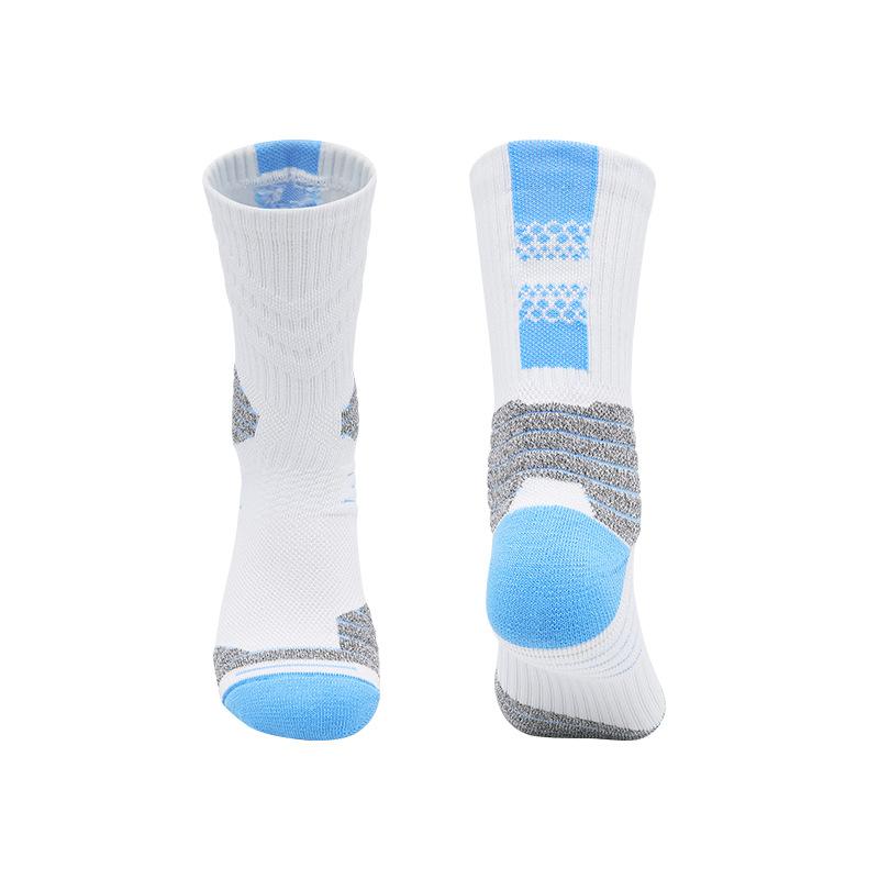 Adult Basketball Socks Actual Training Socks Children Towel Bottom Sweat Absorbing Shock Non-Slip Sports Socks Men